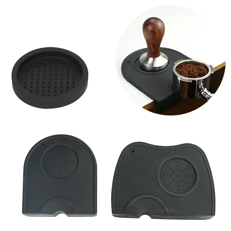 Kitchen Appliances Packages - แผ่นรองกันลื่นสำหรับกดผงกาแฟ ทำจากซิลิโคน สำหรับเครื่องชงกาแฟเอสเพรสโซ่ ใช้ในบ้าน ร้านกาแฟ อุปกรณ์บาริสต้า