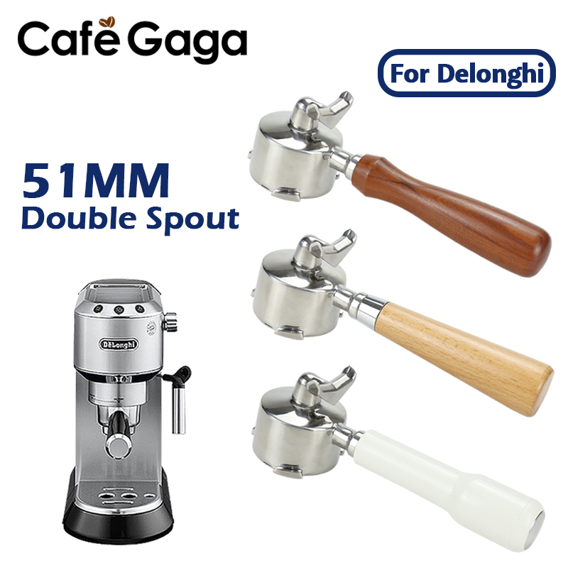 Delonghi Espresso Magnifica - พอร์ทาฟิลเตอร์แบบไม่มีฐาน 51 มม. สำหรับเครื่อง Delonghi EC680