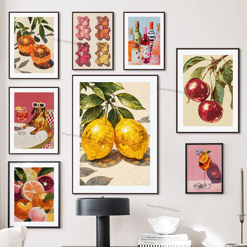 โปสเตอร์ภาพพิมพ์บนผ้าใบลายลูกบ - Kitchen Appliances Vintage บทวิจารณ์และราคา