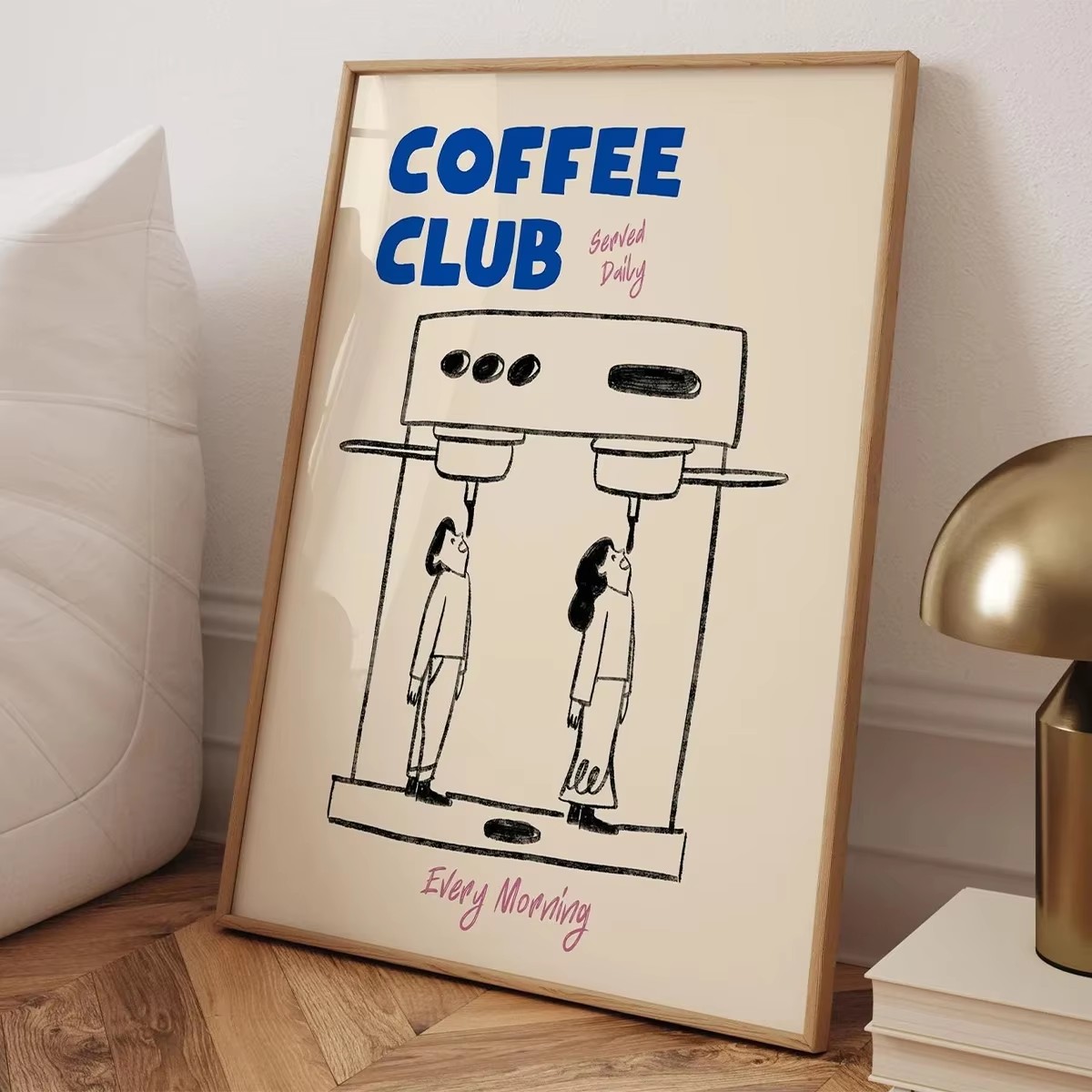 ภาพพิมพ์บนผ้าใบลายสุนัขเรโทรพร - Kitchen Appliances Vintage บทวิจารณ์และราคา