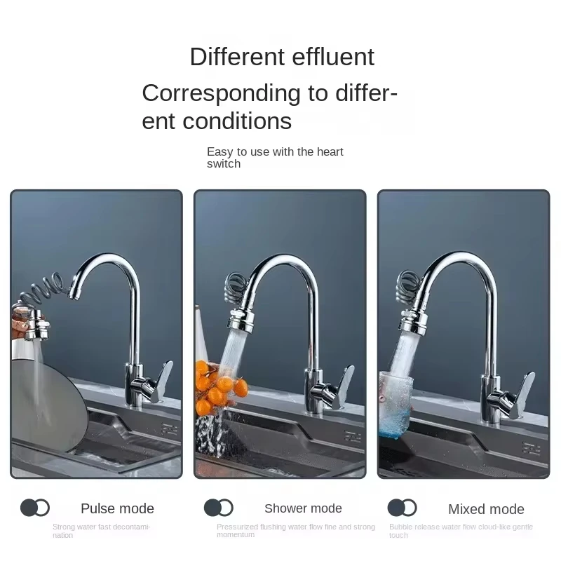 ใหม่ 3 โหมดก๊อกน้ําอ่างล้างจาน - Kitchen Appliances Gift บทวิจารณ์และราคา