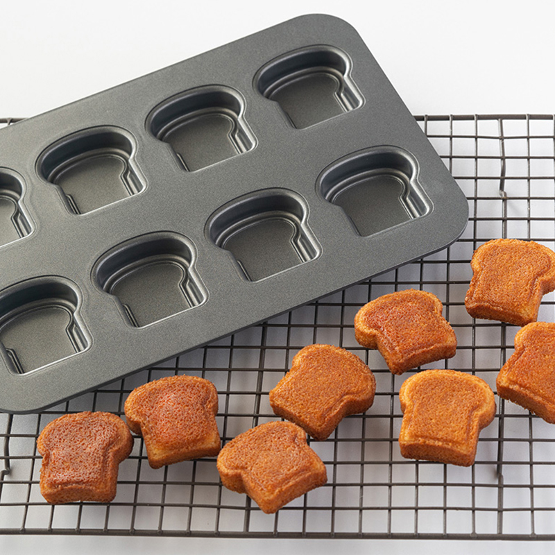 8 Cavity Toast ขนมปังรูปแบบเหล - Kitchen Appliances For Baking บทวิจารณ์และราคา