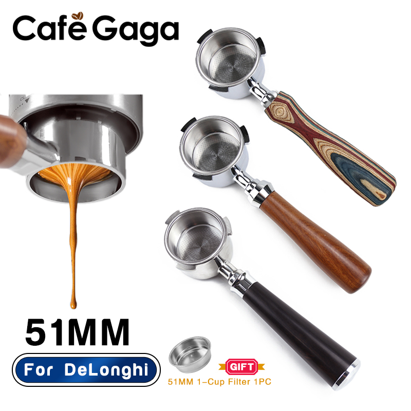 พอร์ทาฟิลเตอร์แบบไม่มีฐาน 51 ม - Delonghi Espresso Magnifica บทวิจารณ์และราคา
