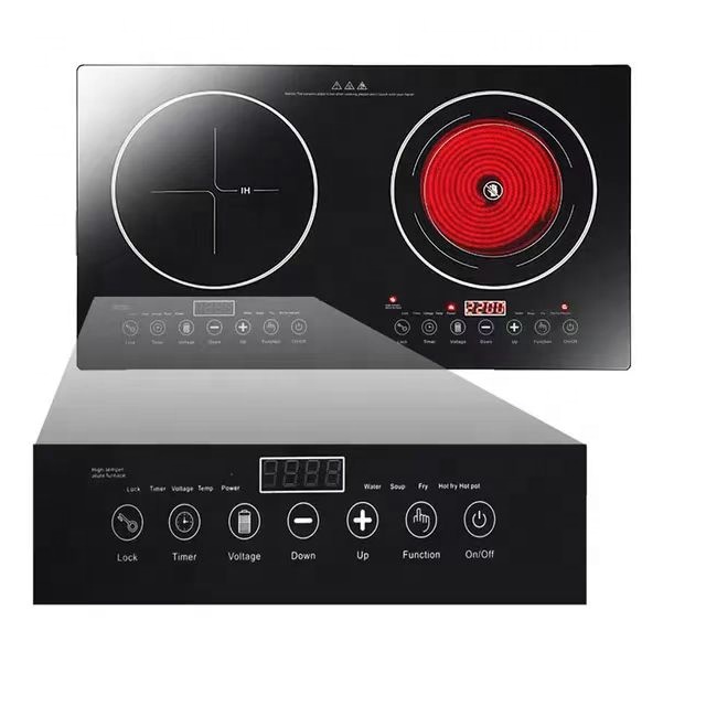 เตาแม่เหล็กไฟฟ้า 2 หัวเตา 110V - Kitchen Appliances Best บทวิจารณ์และราคา