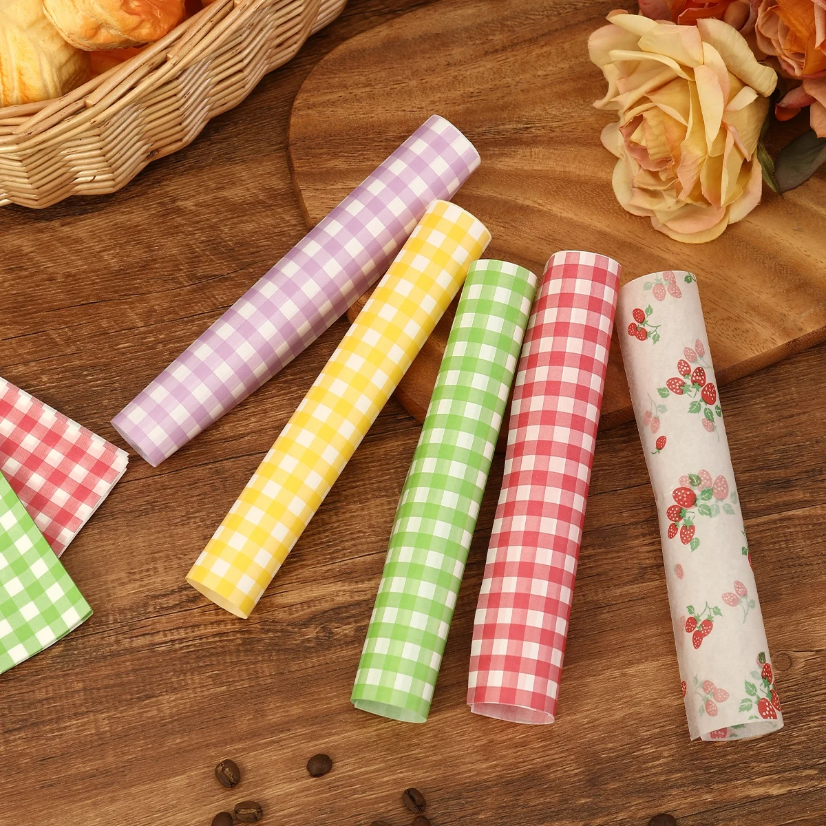 50 ชิ้น Oilproof กระดาษห่อสําห - Kitchen Appliances Gift บทวิจารณ์และราคา