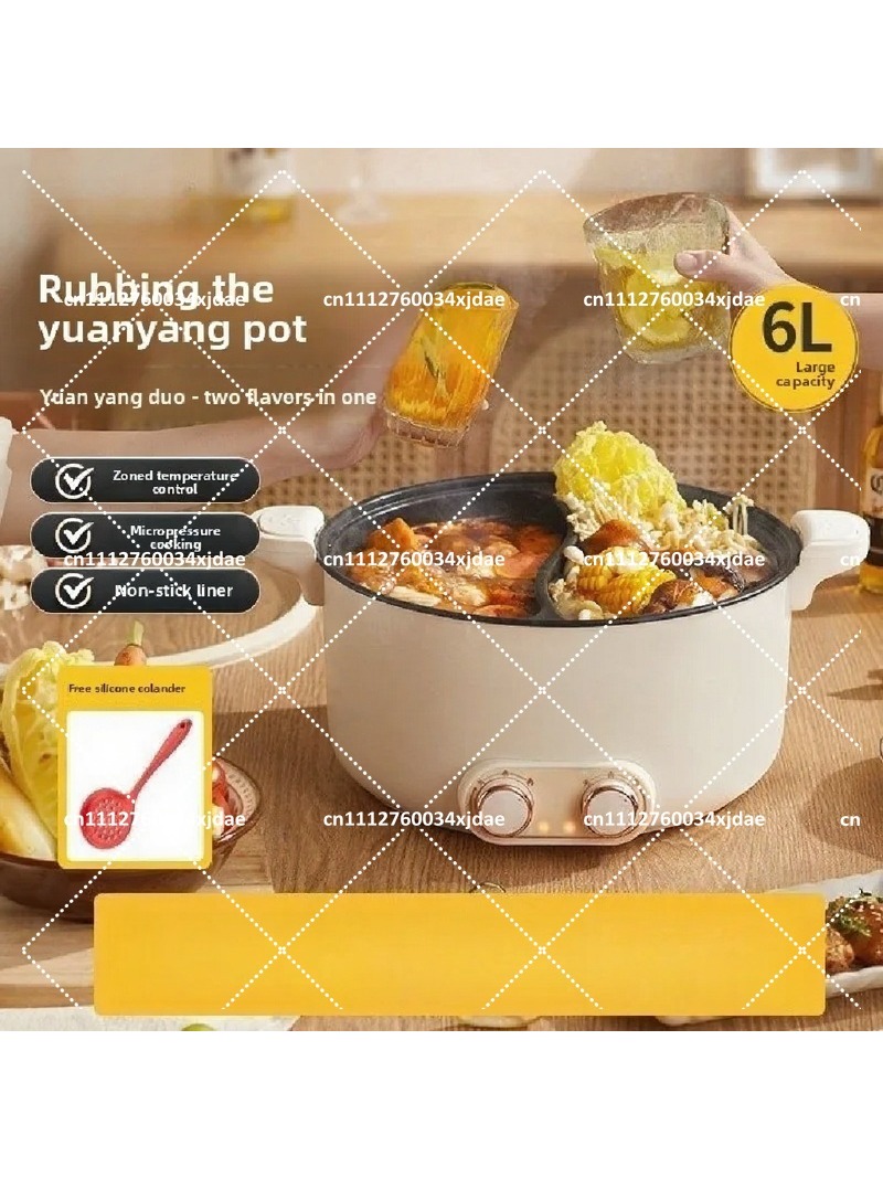 หม้อไฟฟ้าสองชั้น 6 ลิตร 8 ลิตร - Kitchen Appliances Large บทวิจารณ์และราคา