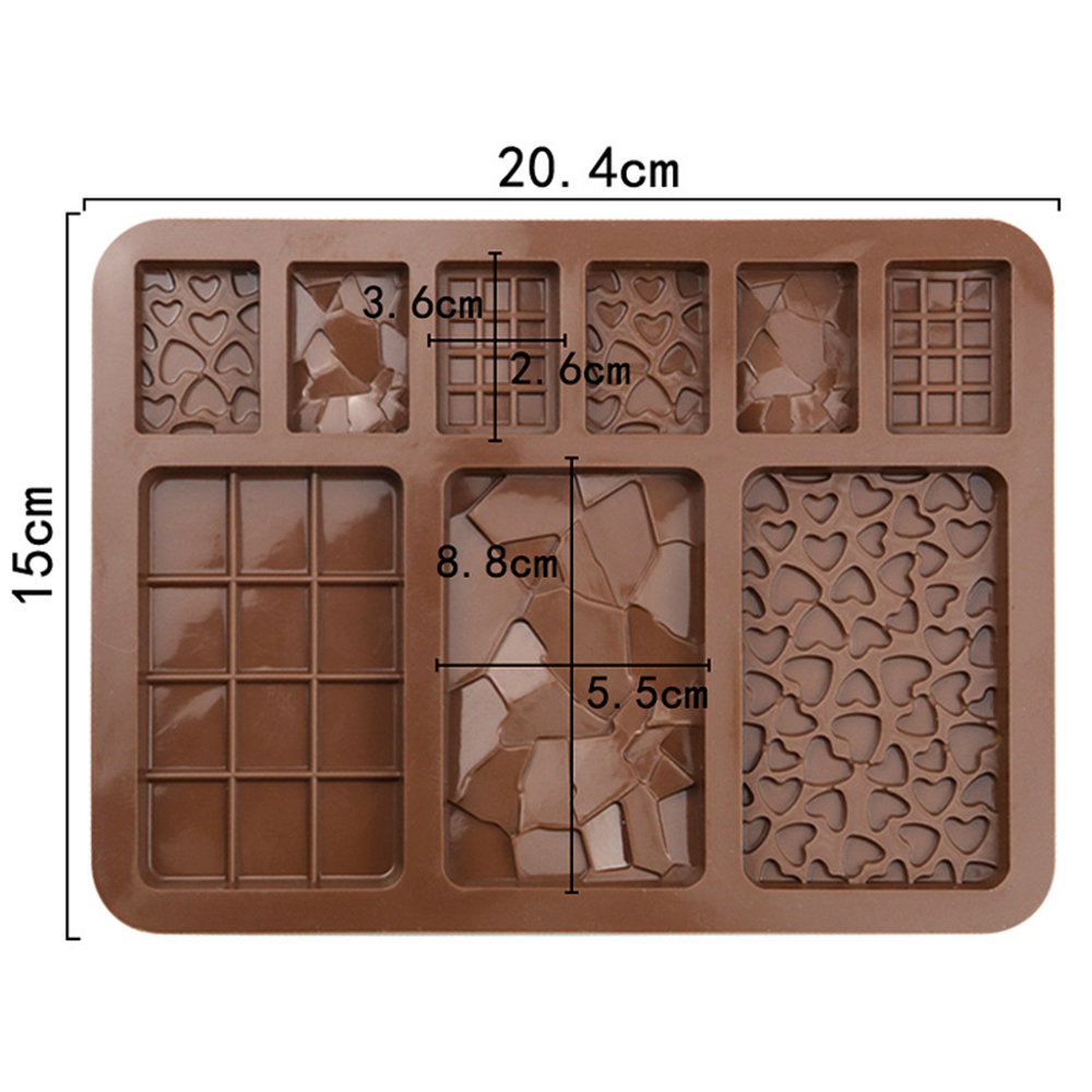9-Cavityช็อกโกแลตซิลิโคนแม่พิม - Kitchen Appliances For Baking บทวิจารณ์และราคา